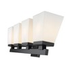Astor 4-Bulb Glass Vanity Light Fixture - Modern Design for Bathroom, Dimmable, Damp Rated - 4 of 4