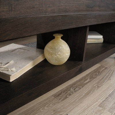 Vintage Coffee Oak Rectangular Lift-Top Coffee Table with Storage