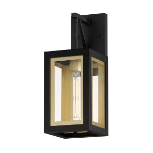 Maxim Lighting Neoclass 1 - Light Wall Light in  Black/Gold - 1 of 4