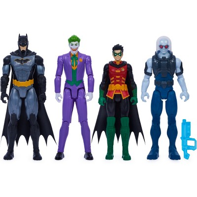 DC Comics Batman + Robin vs The Joker + Mr. Freeze Figure Pack