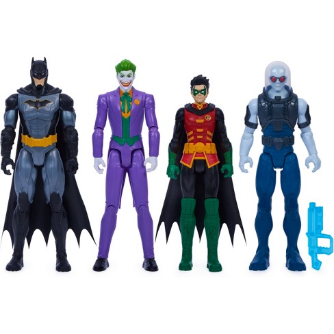 Dc Comics Batman + Robin Vs The Joker + Mr. Freeze Figure Pack : Target