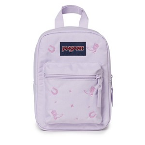 jansport coral sparkle pretty posey lunch box Super Snack warm water Big Break Lunch Bag -