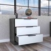 NicBex 27.04"H Metal Handles Storage Dresser for Bedroom with 3 Drawers - 4 of 4