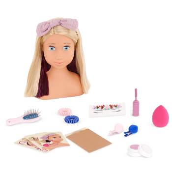 Makeup doll head for girls - купить недорого