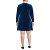 Lands' End Women's Knit Velvet Square Neck Dress - 3 of 3