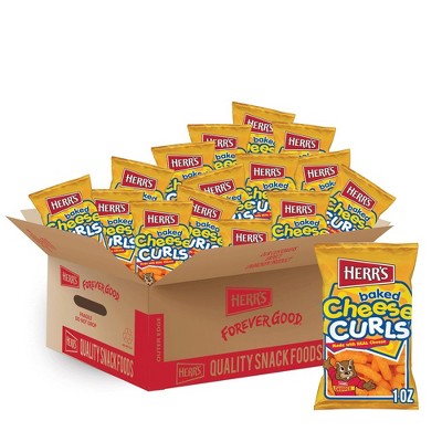 Herr's Baked Cheese Curls - 1 Oz Bag (Pack of 42)