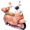 Vynxaria 12V Kids Three-Wheel Electric Motorcycle with Bluetooth & LED Lights - 3 of 4