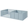 LAOTIES 81" Dog Whelping Box,2 Room Puppy Playpen with Removable Doors And Non Slip Base,Indoor Pen - 4 of 4
