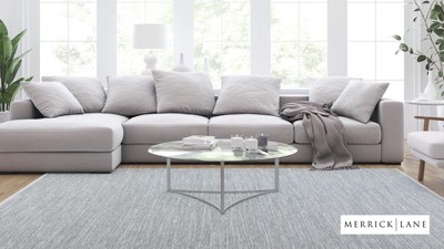 Gray 5' x 7' Handwoven Diamond Pattern Synthetic Area Rug