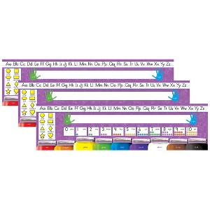North Star Teacher Resources Traditional Manuscript Desk Plates, 19" x 5", 36 Per Pack, 3 Packs - 1 of 2