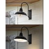 12.25" 1-Light Stanley Farmhouse Industrial LED Gooseneck Arm Outdoor Sconce - JONATHAN Y - image 4 of 4