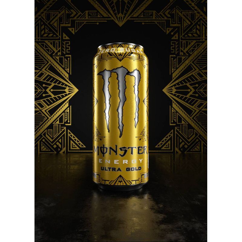 Monster Energy Ultra Gold - 4pk/16 fl oz Cans, 6 of 7