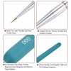 Unique Bargains Detail Paint Nylon Miniature Brush 5 Pcs - 4 of 4