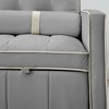 Stylish 3-Seater + 1-Seater Teddy Sofa Set - Wooden Frame & Cushions for Modern Living Rooms - 2 of 4