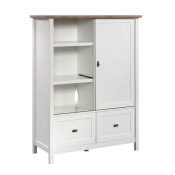 Cottage Road Storage Cabinet with File Drawers White - Sauder