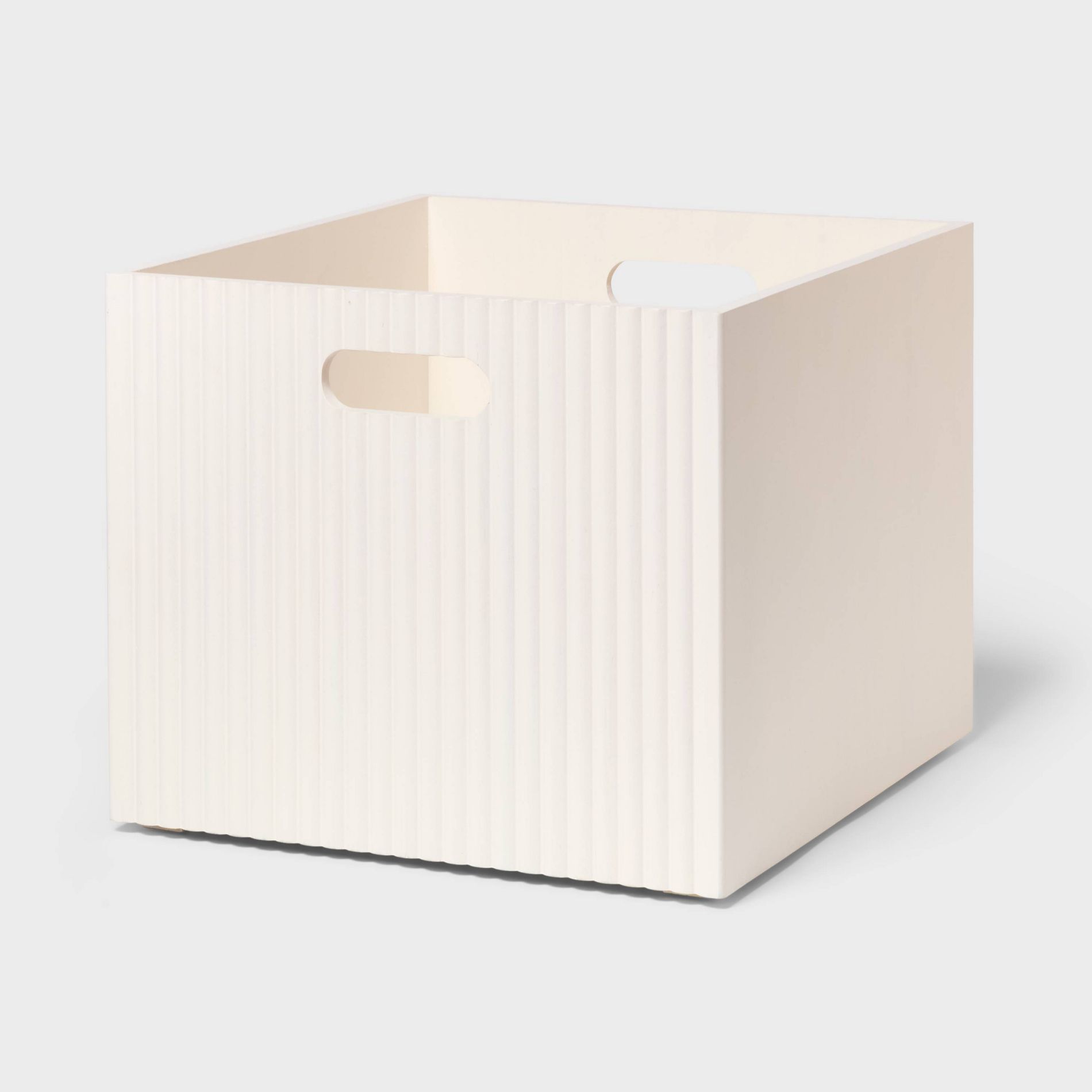 Large Wood Bin White - Brightroom™