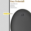 BEAUTYPEAK 18"x18" Round Wall Mirrors Bathroom Vanity Mirrors - 4 of 4