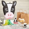 Blue Panda Pull String Cow Pinata for Farm Birthday Party Decorations, Baby Shower, Small, 16.5 x 13 x 3 In - 2 of 4
