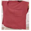 Soft Fabric Breathable Stretchy Turtleneck Knitted Sleeveless Crop Top Fall Winter Fashion - 4 of 4