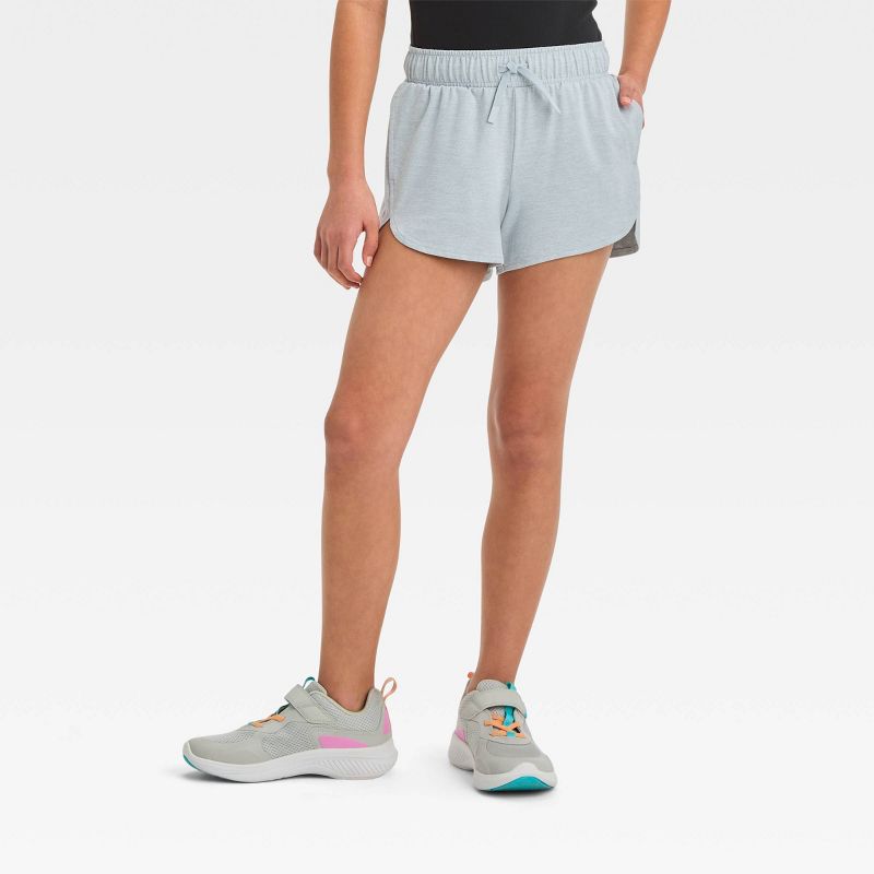 Girls' Soft Stretch Shorts - All In Motion™, 1 of 5