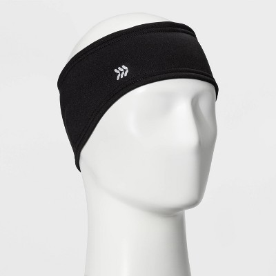 Men's Power Stretch Winter Headband - All in Motion™ Black One Size