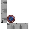 Adult Captain America Shield Colored Lapel Pin - 2 of 2