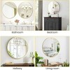 Bathroom Mirror Wall Mount Bathroom Mirror, Modern Wraparound Metal Framed Mirror, Bathroom/Bedroom/Entryway, Hang Horizontally or Vertically - 2 of 4