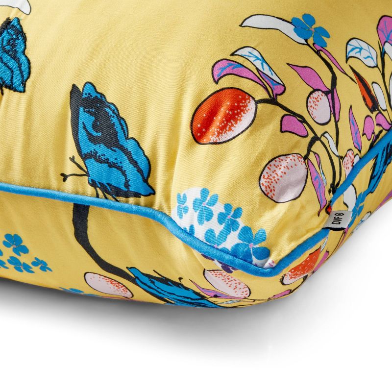 Charlotte&#39;s Garden 14&#34;x30&#34; Printed sateen Lumbar Toss Pillow - DVF for Target, 3 of 4