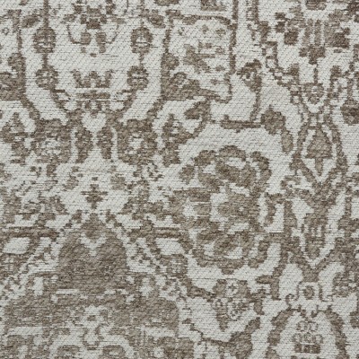 Ivory Medallion Flat Woven Reversible Runner Rug