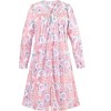 Collections Etc Zip Front Soft Paisley Robe - 3 of 4