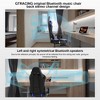 GTRACING Gaming Chair with Bluetooth Speakers Music Office Chair with Footrest PU Leather Recliner - 3 of 4