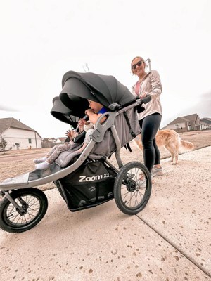 Joovy double outlet jogging stroller