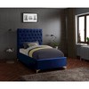 Meridian Furniture,Cruz Velvet Bed - 2 of 4