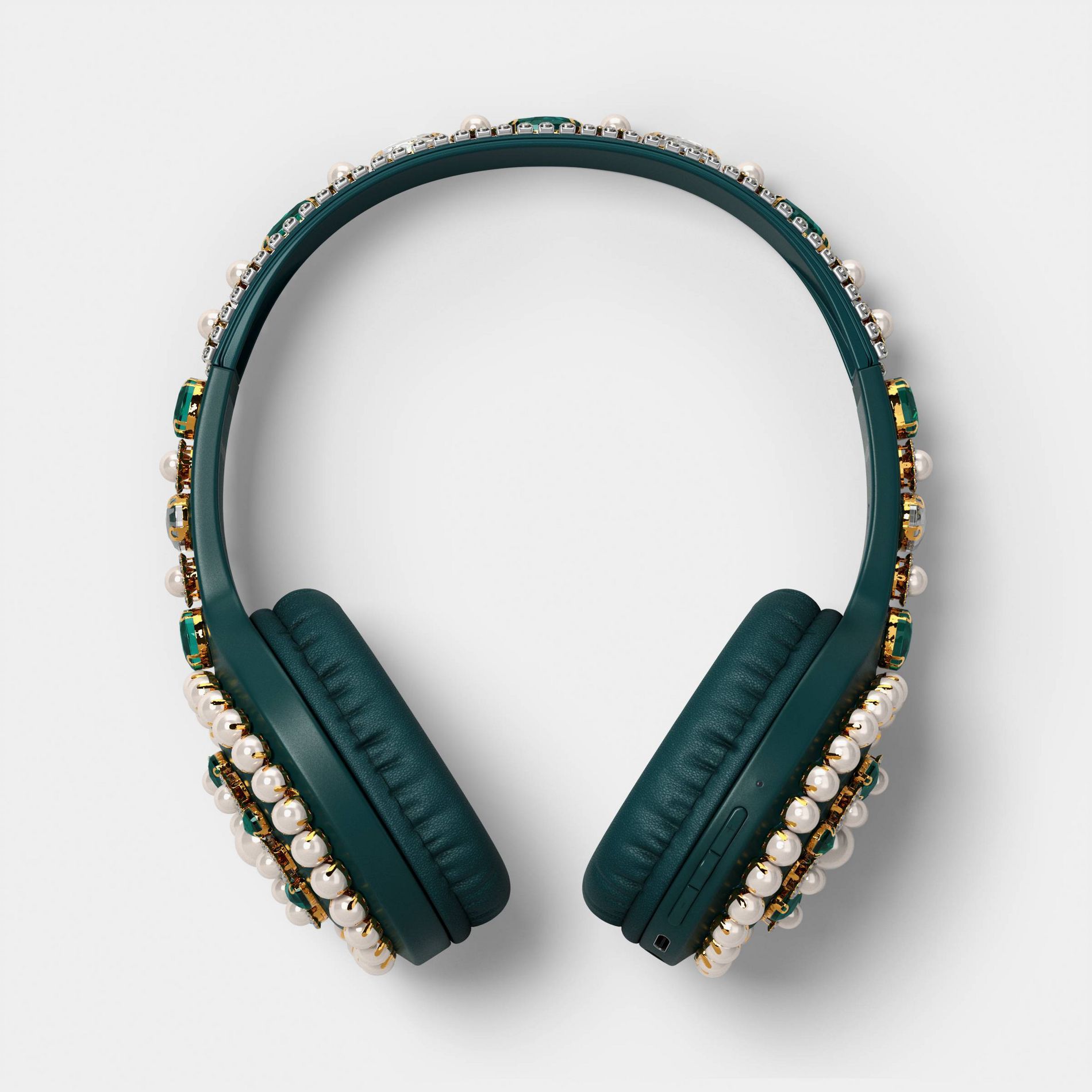 Embellishment Over the Ear Headphones - heyday™ Jewel Green