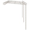 vidaXL Garden Pergola – Antique Brown Metal Arbor for Climbing Vines/Roses - 3 of 4