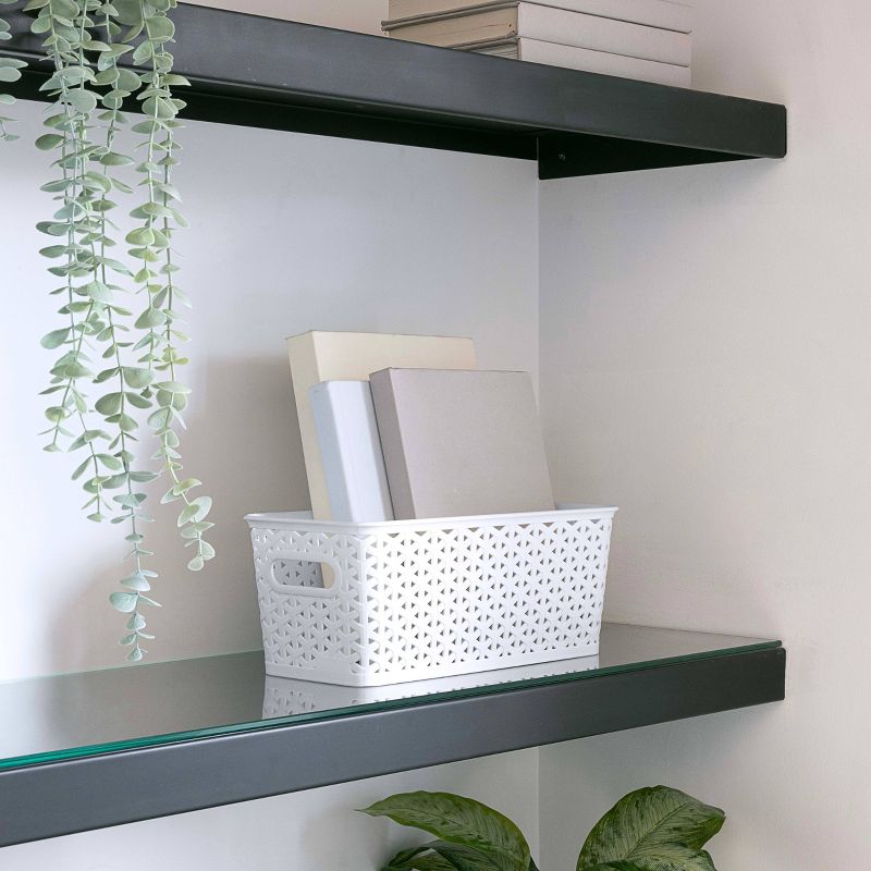 Y-Weave Half Medium Decorative Storage Basket - Brightroom™, 3 of 13