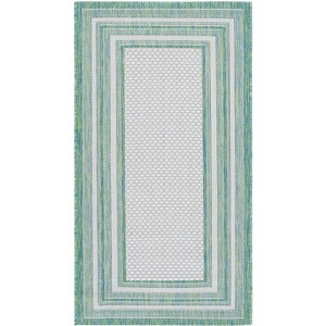 Courtyard CY8475 UV & Stain Resistant Non-Shedding Power Loomed Indoor/Outdoor Rugs - Safavieh - 1 of 4