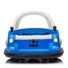 TopComfy Baby Walkers Kids Ride On Bumper Car Kids Toy Kids Fun Gift Five Point Safety Belt Two Wheel Drive for Kids, Blue, 25.9"*23.15"*11.42" - 2 of 4