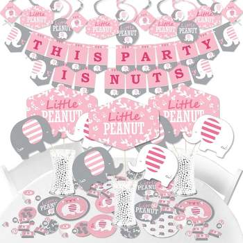 Big Dot Of Happiness Pink Winter Wonderland - Holiday Snowflake Birthday  Party And Baby Shower Decor And Confetti Terrific Table Centerpiece Kit 30  Ct : Target