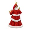 Kurt Adler 7-Inch Bellissimo Glass Red Santa Ornament - 3 of 4