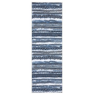 Washable Vintage Printed Rug Non Slip Low Pile Rug Soft Throw Floor Cover Foldable Indoor Carpet for Living Room Bedroom Playroom - 1 of 4