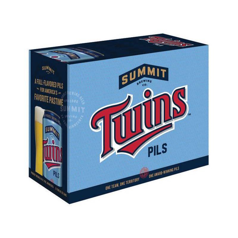 Summit Twins Pils Beer - 12pk/12 fl oz Cans, 1 of 4