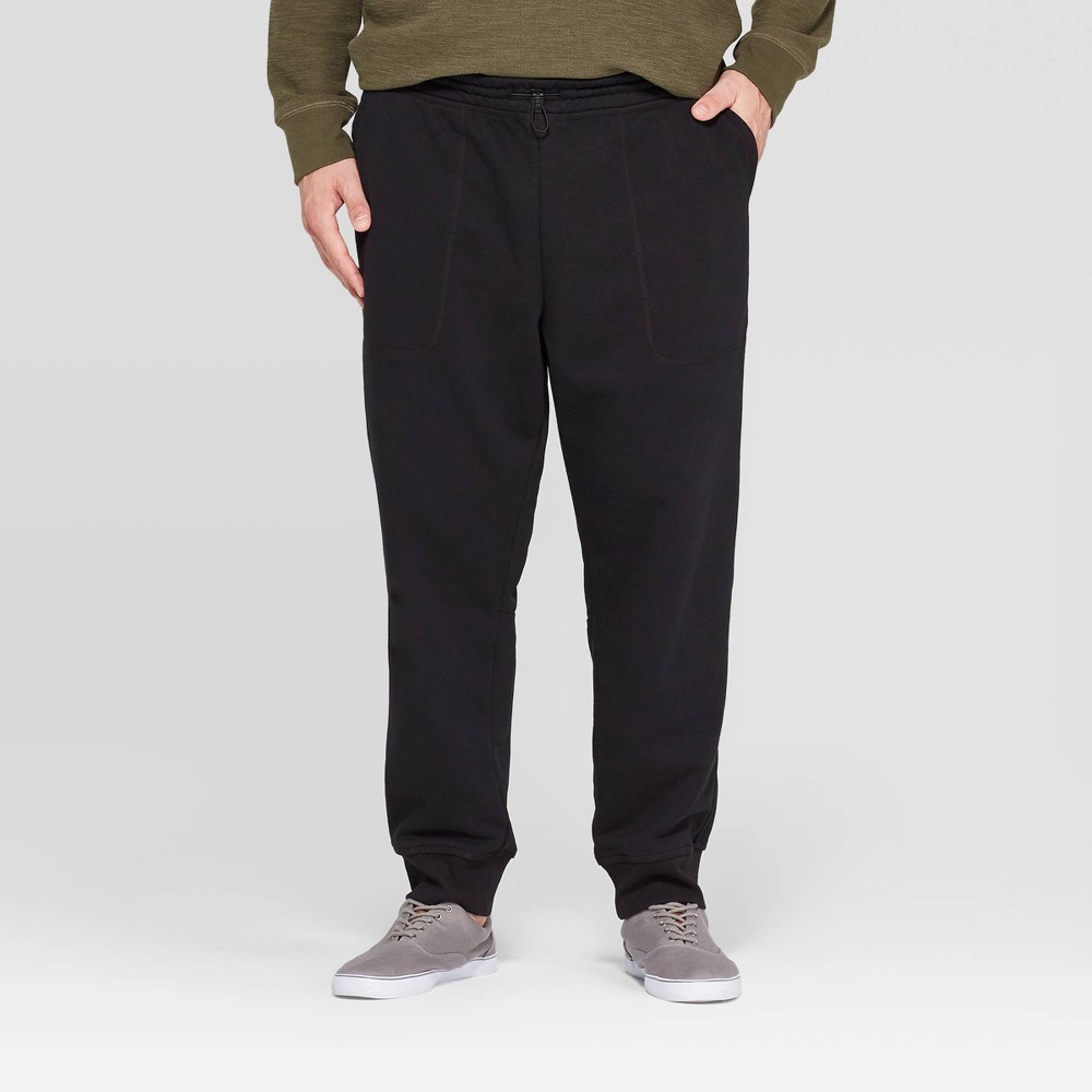 Men's Big & Tall 29.5 Jogger Pants - Goodfellow & Co Black 5XB, Men's was $24.99 now $17.49 (30.0% off)