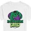 Men's - Marvel - Incredible Dad Hulk Short Sleeve Graphic T-Shirt - 2 of 4