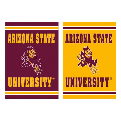 Evergreen NCAA Arizona State University Garden Suede Flag 12.5 x 18 Inches Indoor Outdoor Decor