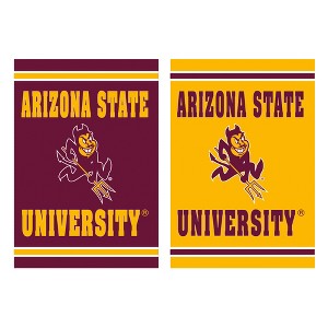 Evergreen NCAA Arizona State University Garden Suede Flag 12.5 x 18 Inches Indoor Outdoor Decor - 1 of 1