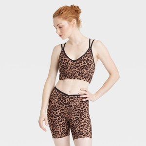 Women's V-Neck Strappy Sports Bra - JoyLab™ - 1 of 3