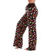 Just Love Womens Wide Leg Casual Comfy Flowy Loose Stretch - Palazzo Pajama Pants PJs - image 2 of 3