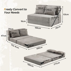 Karl Home |39.4 Wide Portable Sofa Bed - 1 of 4