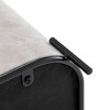 32" Modern Decorative Bench with Metal Base - WOVENBYRD - 4 of 4